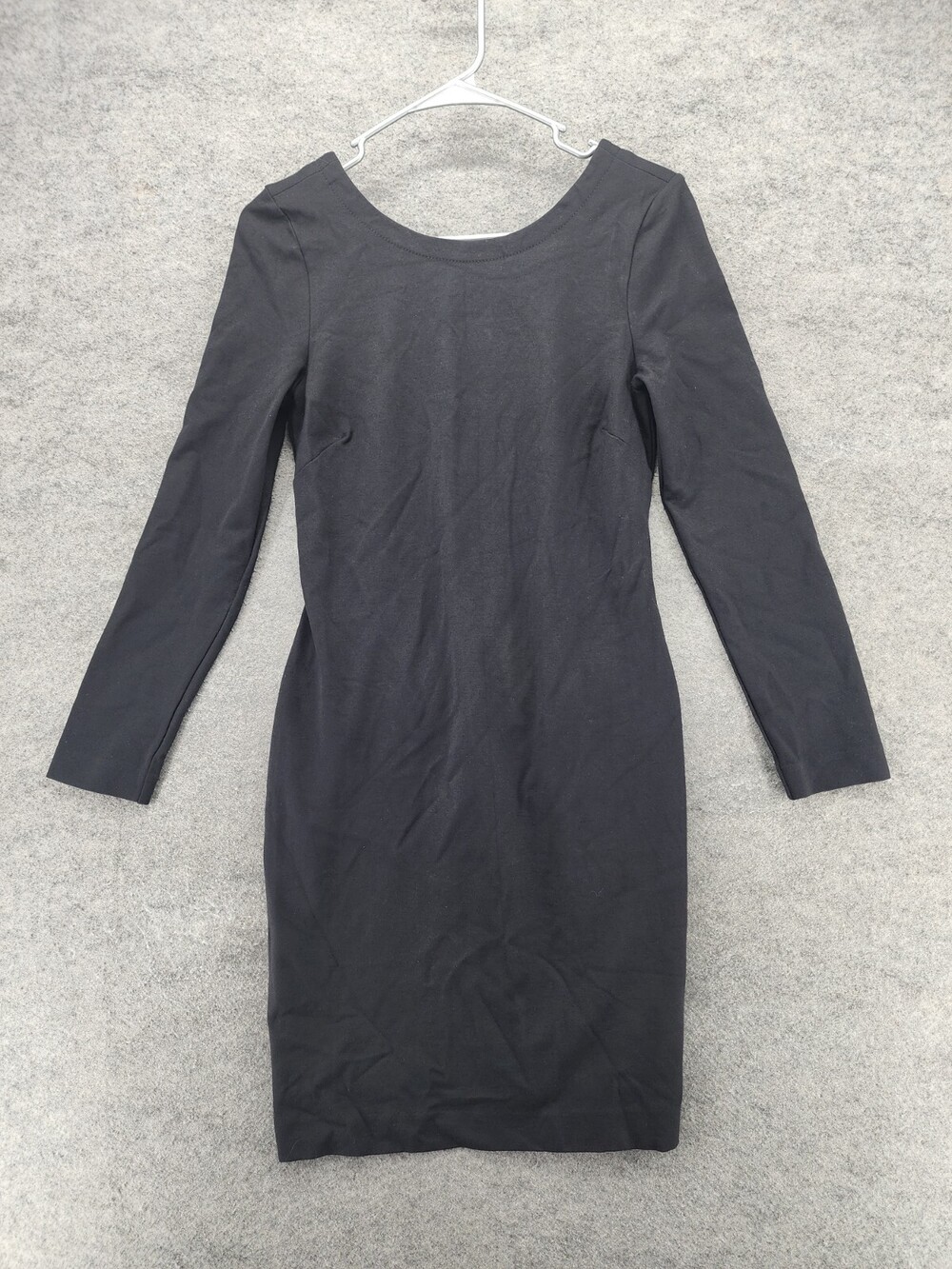 Banana Republic Dress Womens 4 Long Sleeve Black Bodycon